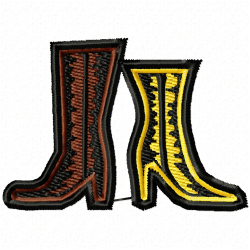 Shoes Embroidery Design 6